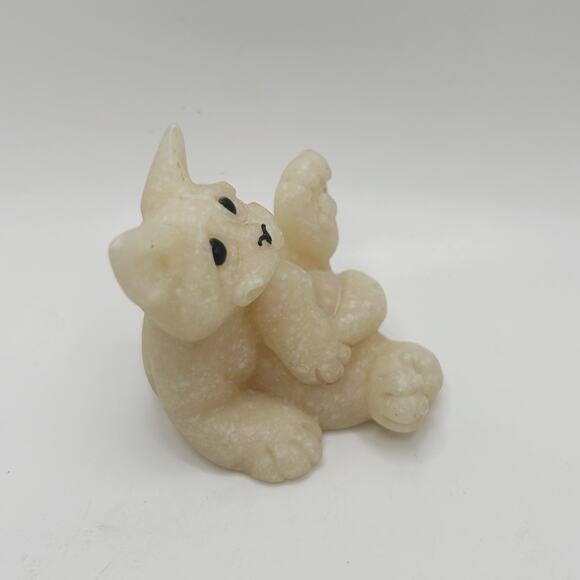 Vintage Quarry Critters Clyde and Cameron the Cats Stone Figurines Second Nature - Picture 4 of 9